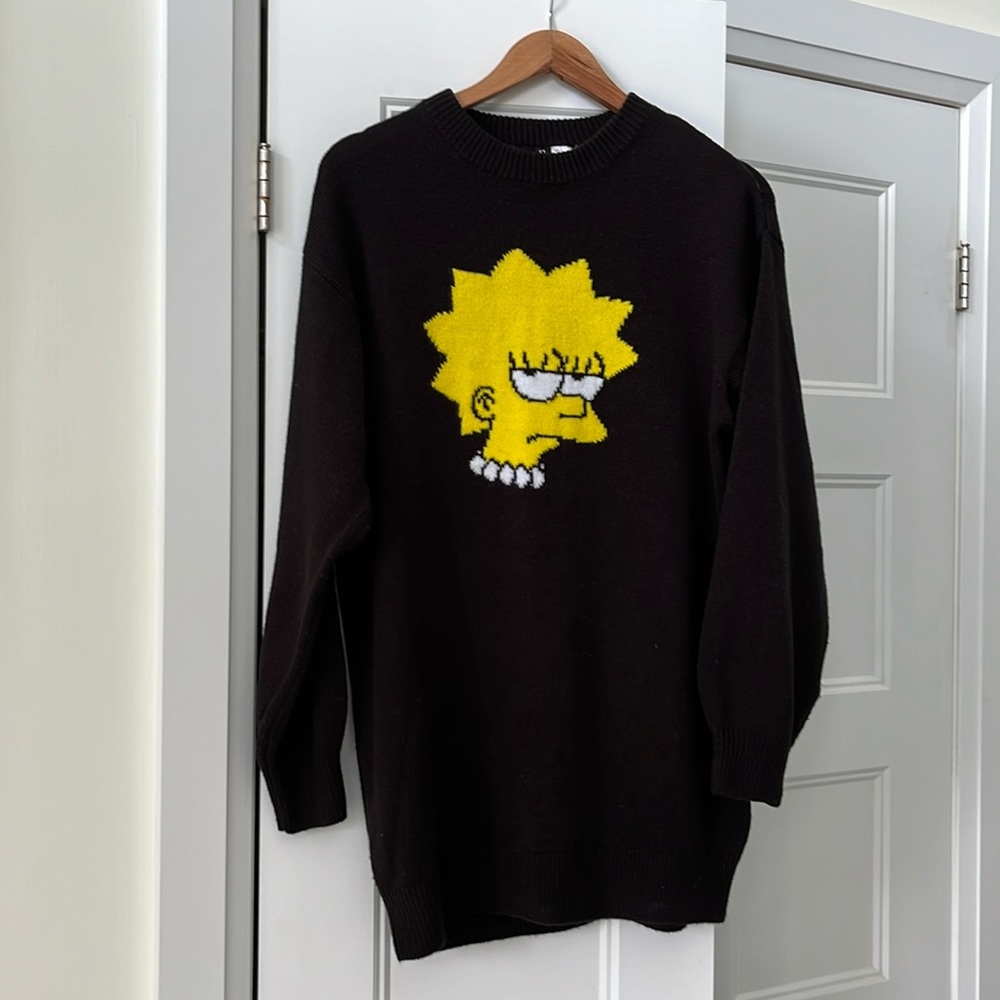 H&M Lisa Simpson sweater dress
